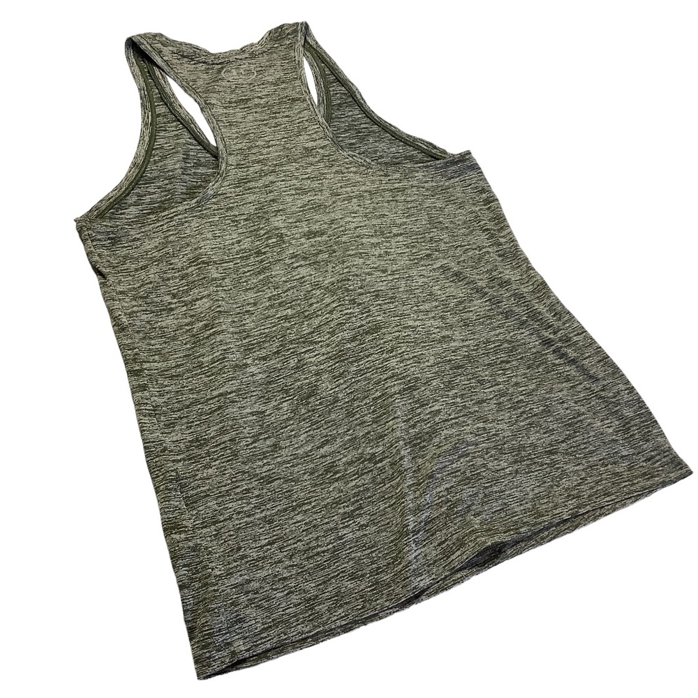 Grey Racerback Under Armor Tank Top size tag missing - Picture 2 of 10